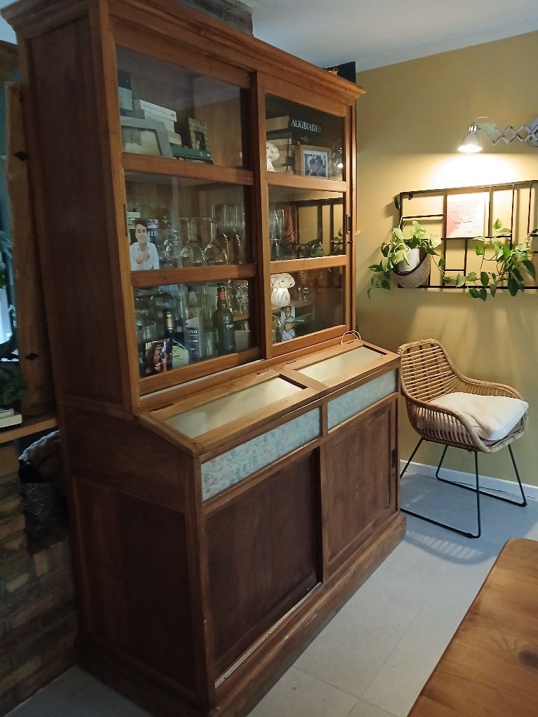 Teak buffet kast, Ophalen, Gebruikt