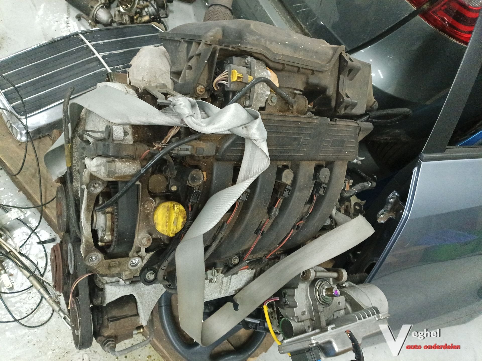 Renault Megane cabriolet 2.0 16 v motorblok 2001, Ophalen, Gebruikt, -, -