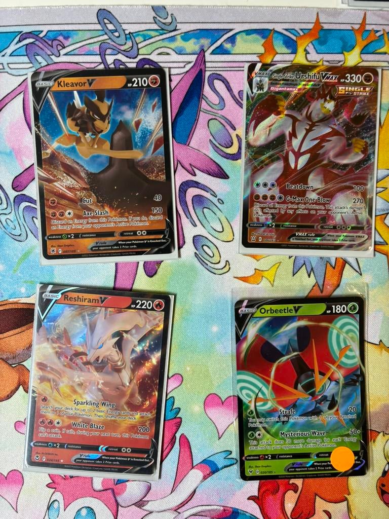 Pokémon Kaarten Collectie - V, VMAX, EX, Shiny, Enlèvement ou Envoi, Comme neuf
