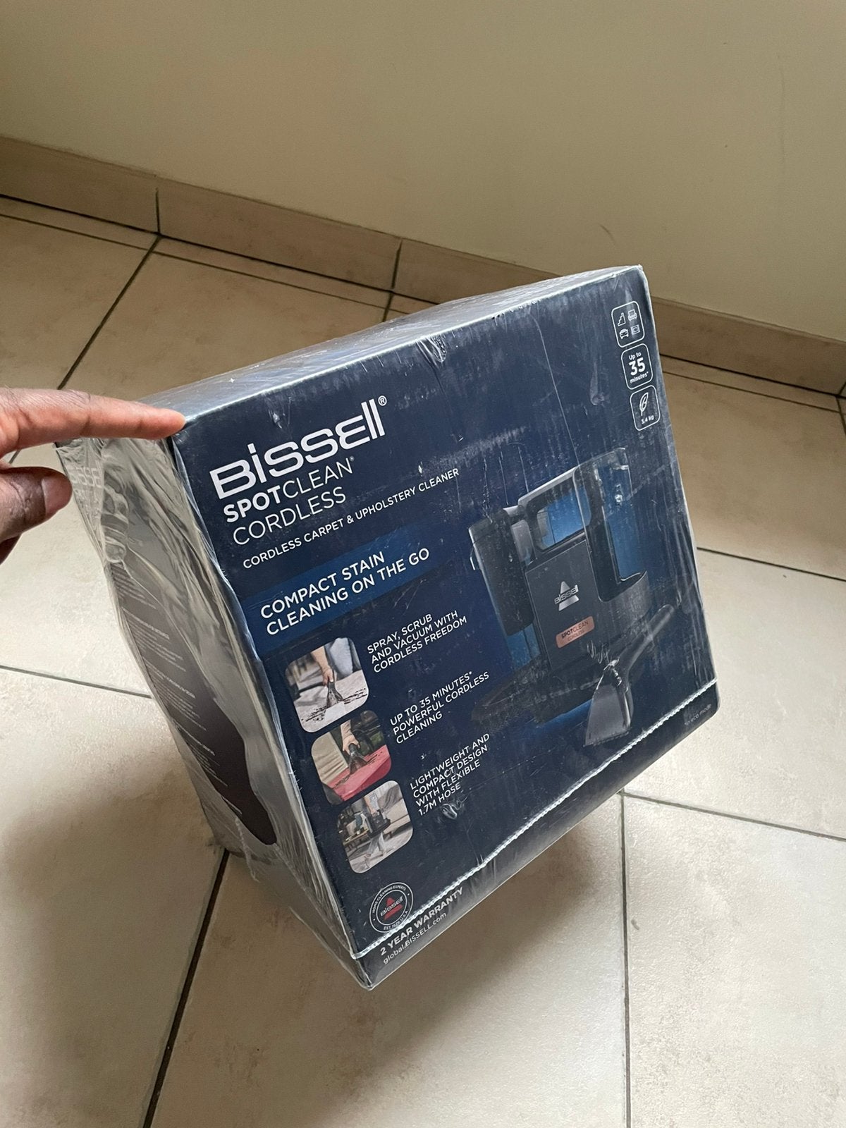 Bissell SpotClean Cordless, Ophalen, Overige typen