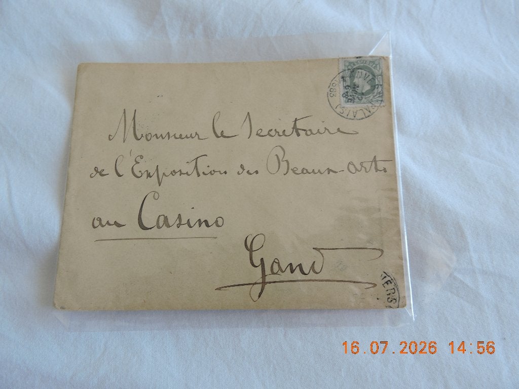 brieven België nr 30B, Postzegels en Munten, Verzenden, Envelop