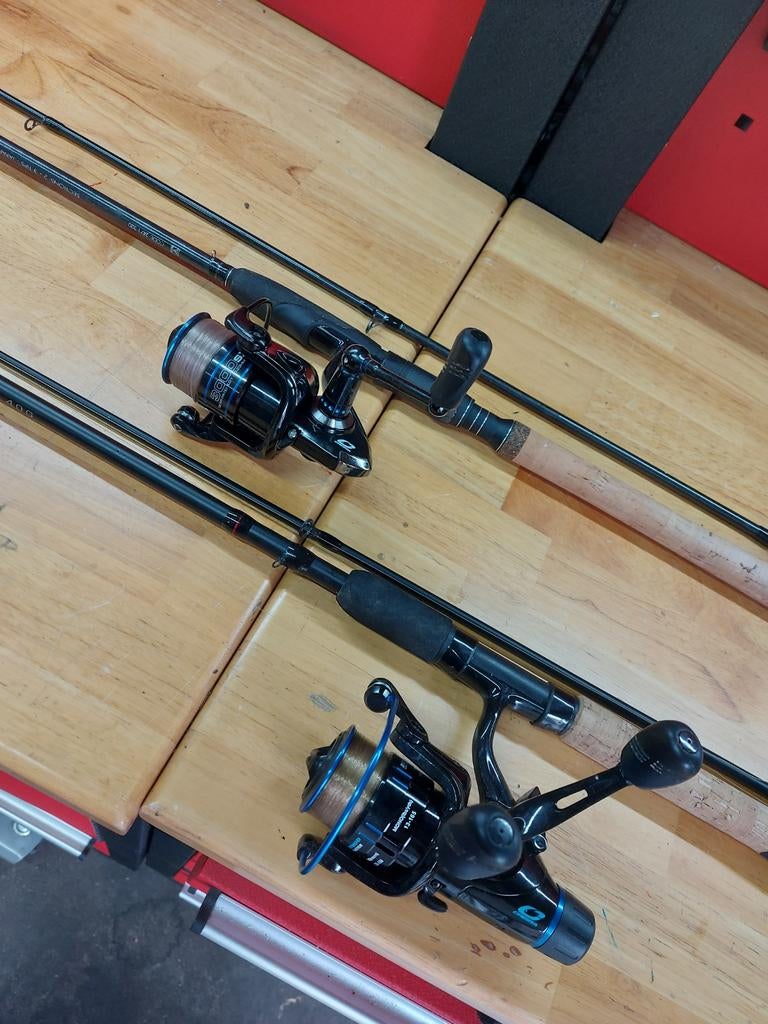Feederset nieuwprijs 450 nu 200€, Watersport en Boten, Hengelsport | Witvissen, Ophalen