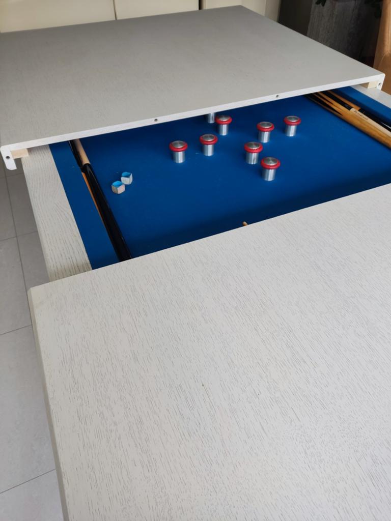 Table de billard/salle à manger avec robinet, Enlèvement