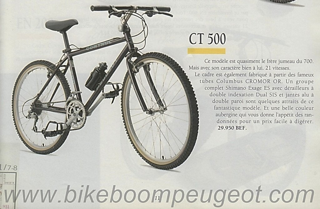 VTT Peugeot Control 500, Vélos & Vélomoteurs, Vélos | Hommes | Vélos pour homme, Utilisé, Autres marques, Vitesses, Enlèvement