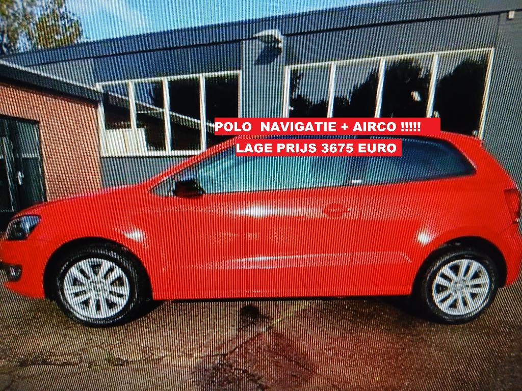 VW POLO  1.2  BENZINE  ( NAVIGATIE +AIRCO, Auto's, Euro 5, Particulier, 1200 cc, Polo