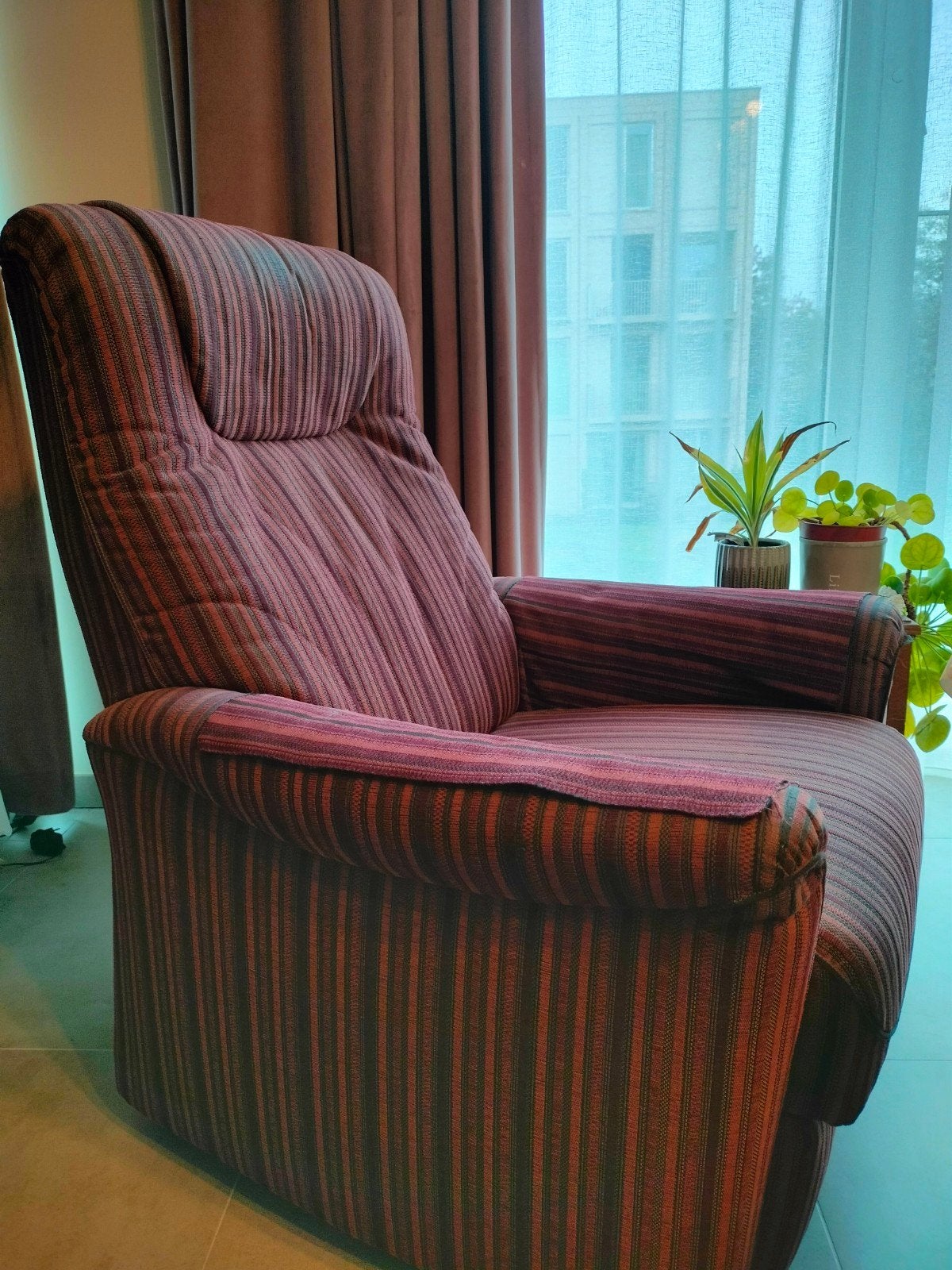 Fauteuil confortable en tissu, 75 à 100 cm, Moins de 150 cm, Une personne, Landelijk