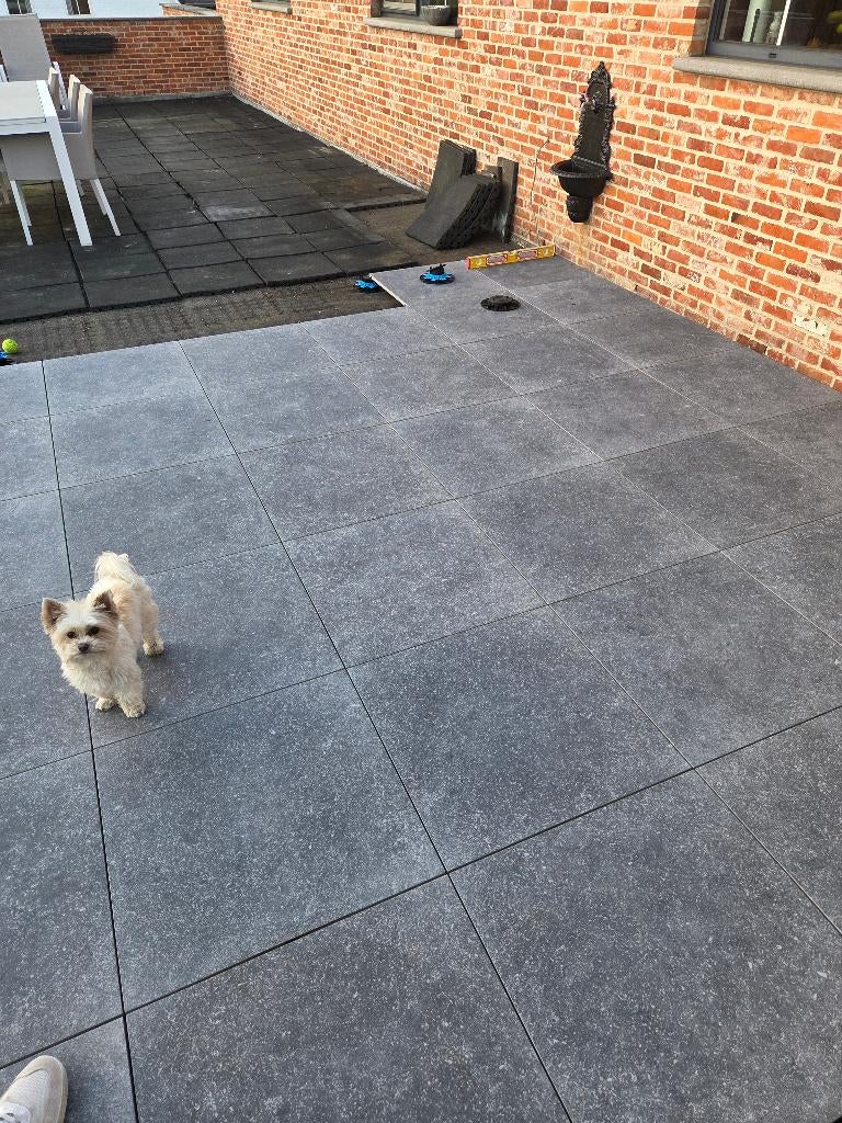 terrastegels keramisch coeck 116 m² vorstbestendig 60x60x2, Tuin en Terras, Ophalen, Keramiek, Nieuw, 10 m² of meer