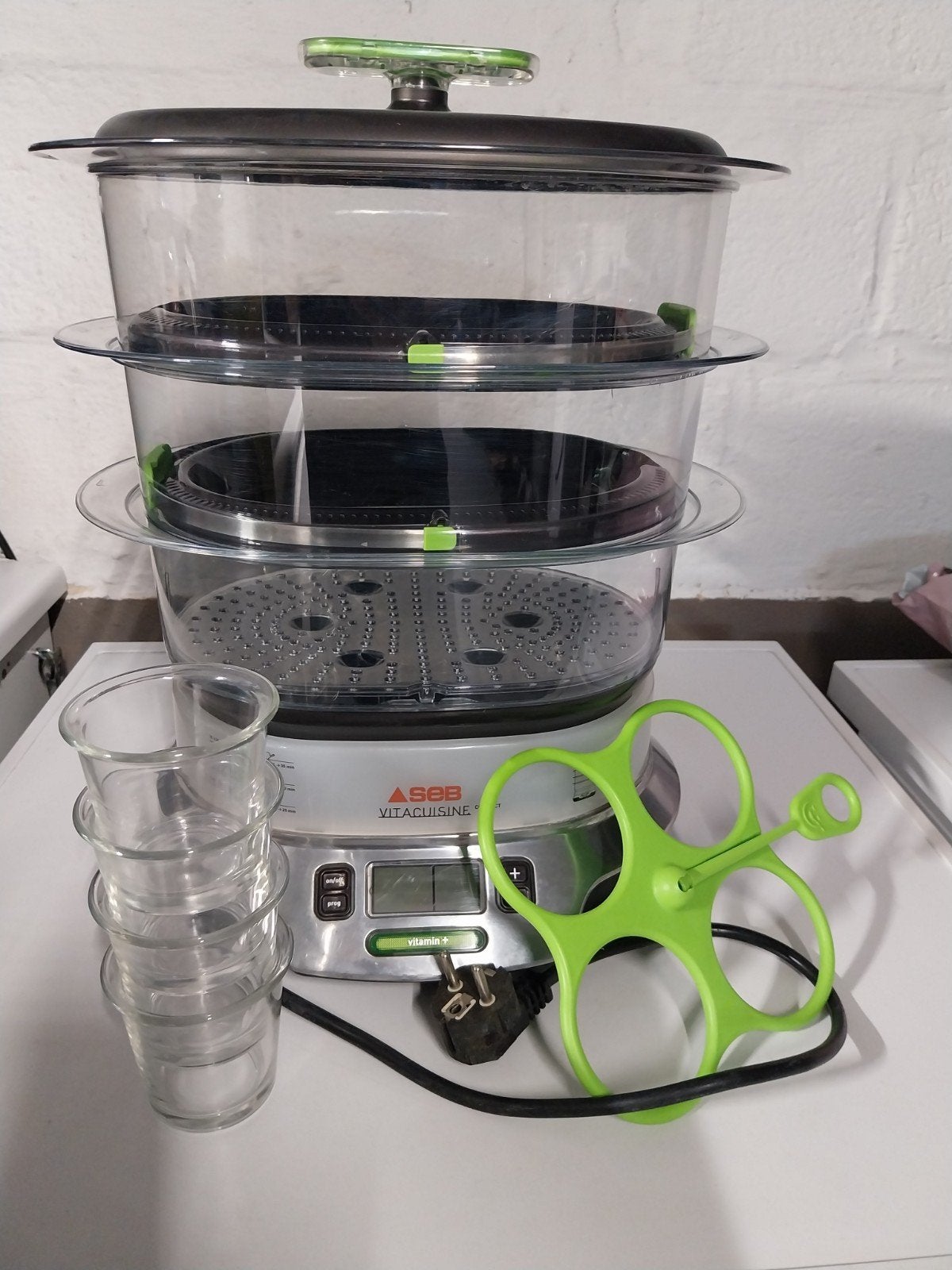stoomkoker seb vitacuisine compact, Huis en Inrichting, Ophalen, Gebruikt