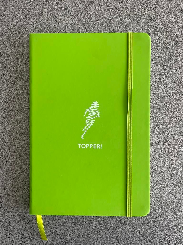 Groen boekje ‘topper’ met lijntjes, Diversen, Notitieboeken, Ophalen of Verzenden, Nieuw