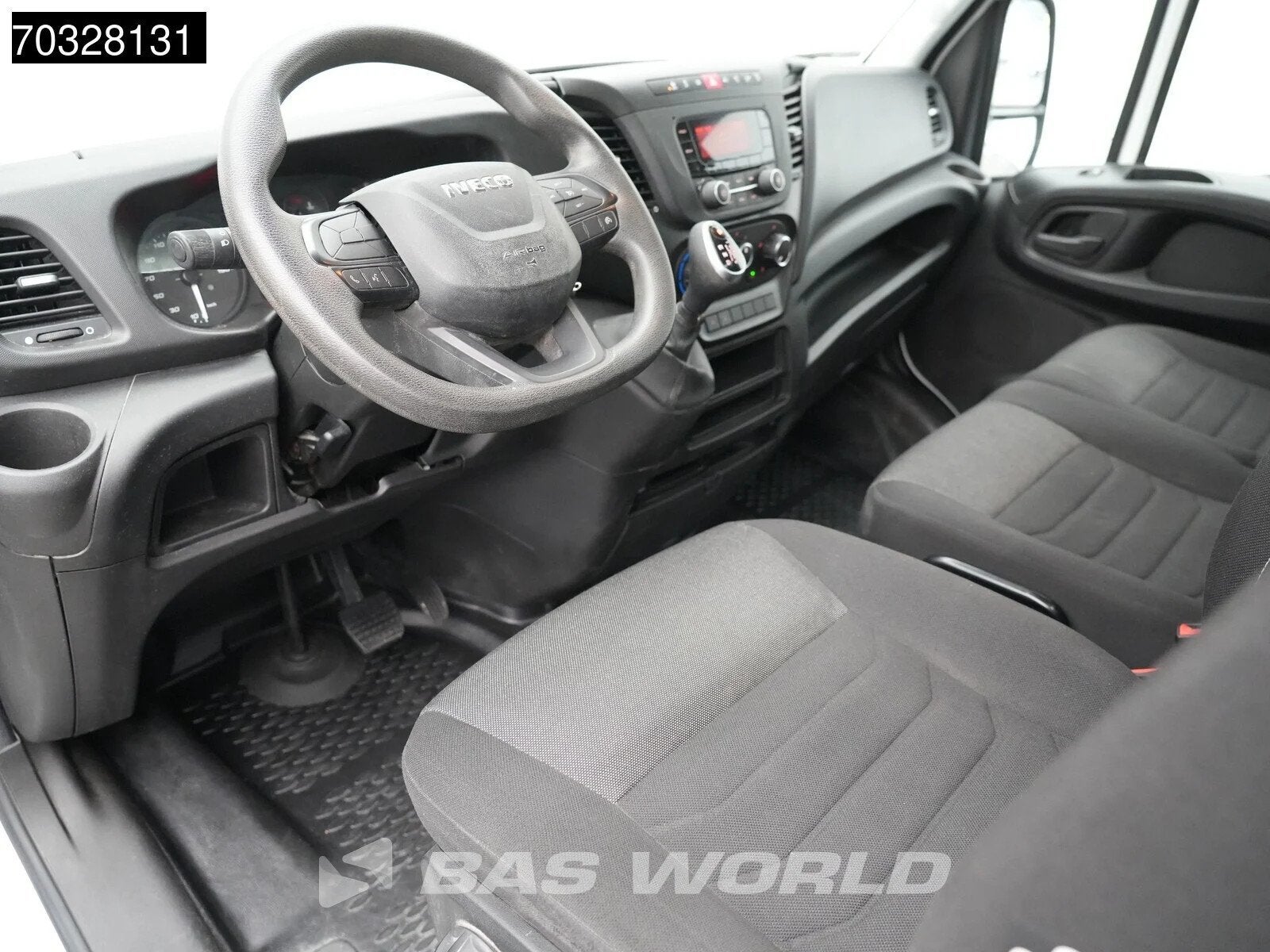 Iveco Daily 35C14 Automaat Dubbellucht Kipper met Kist 3,5t, Stof, Gebruikt, Euro 6, Iveco