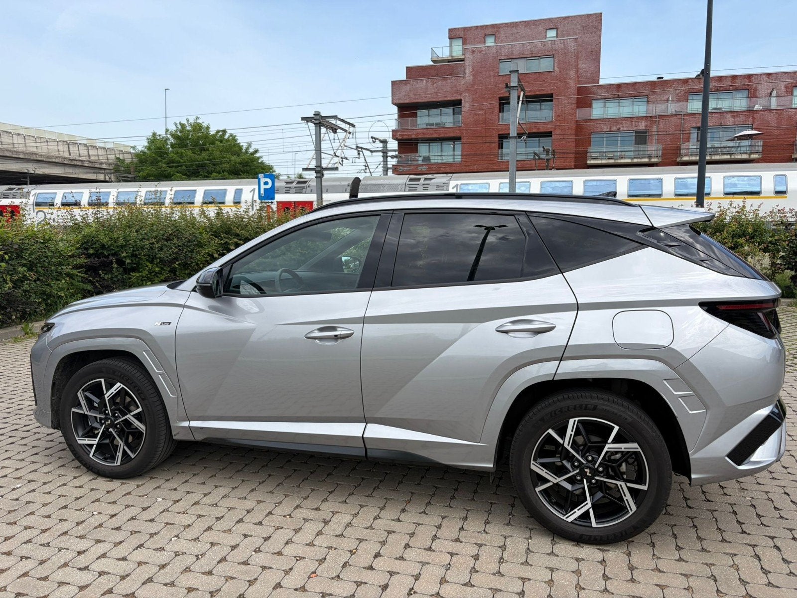 Hyundai Tucson n line full hybride, Auto's, Startonderbreker, Monovolume, 4 cilinders, 1600 cc