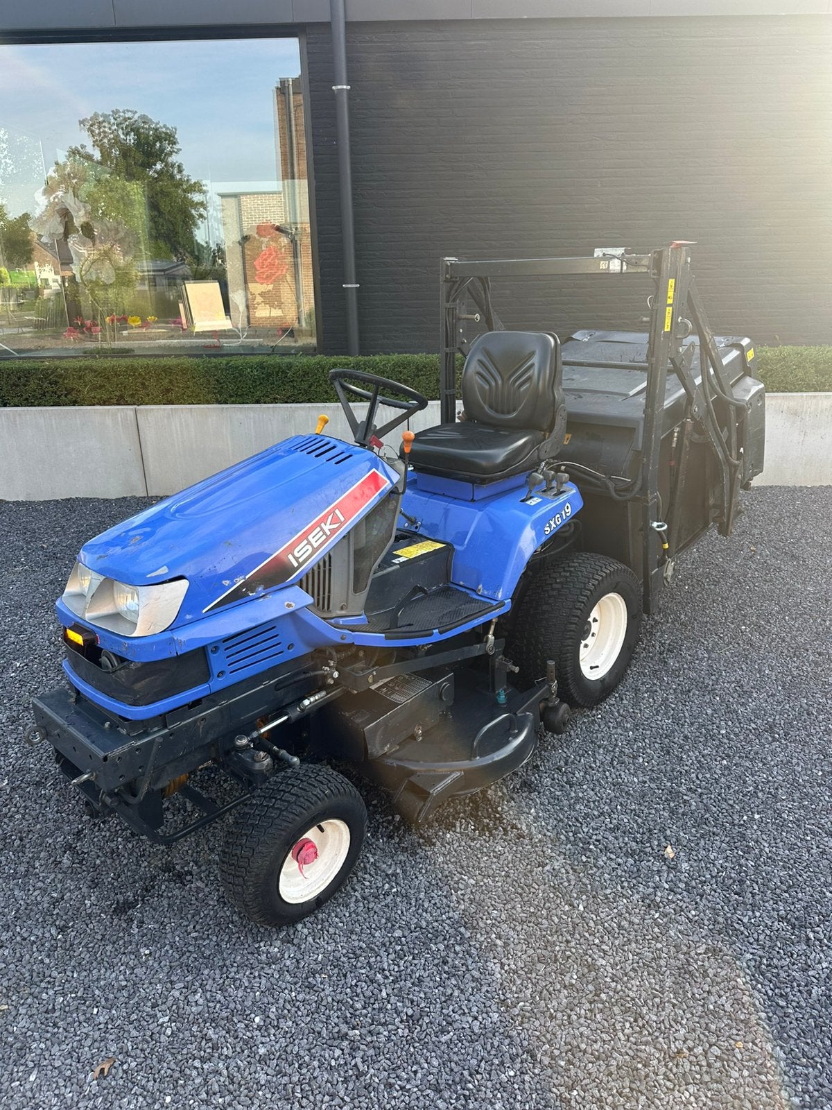 Iseki sxg 19 hooglos, Jardin & Terrasse, Tondeuses à gazon, Enlèvement, Utilisé