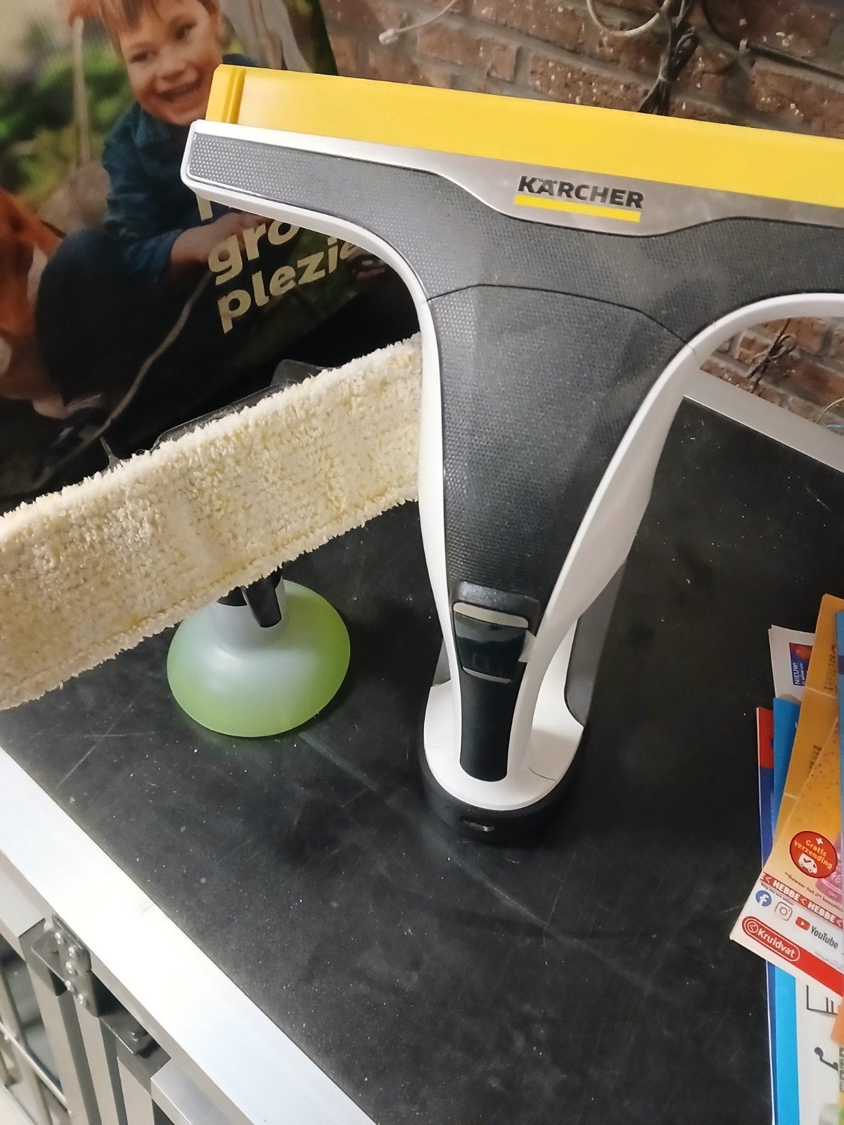 karcher ruitenwasser, Ophalen