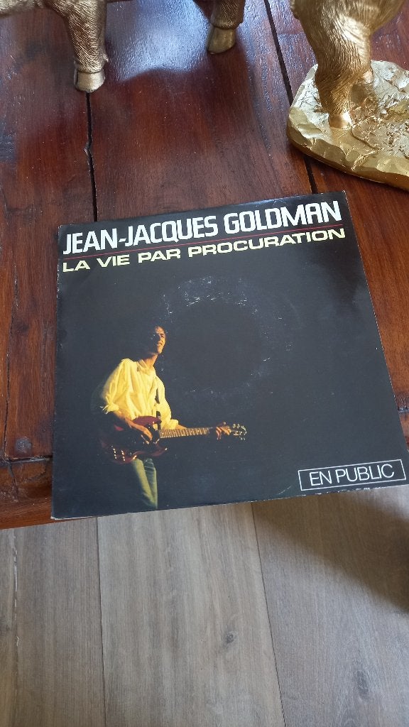 vinyl (45T)jean jacques goldman "la vie par procuration", CD & DVD, Enlèvement, Comme neuf, Pop