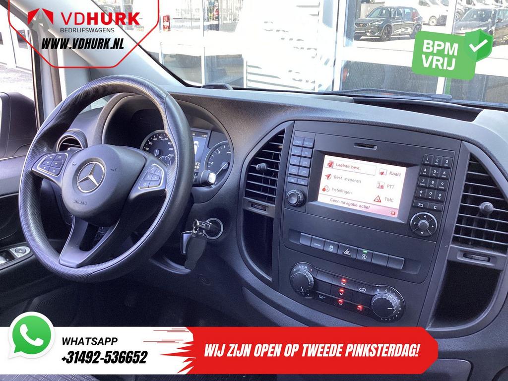 Mercedes-Benz Vito 114 CDI Aut. L2 NL Auto/ Cruise/ Navi/ Ca, Auto's, Bestelwagens en Lichte vracht, Automaat, Wit, Mercedes-Benz