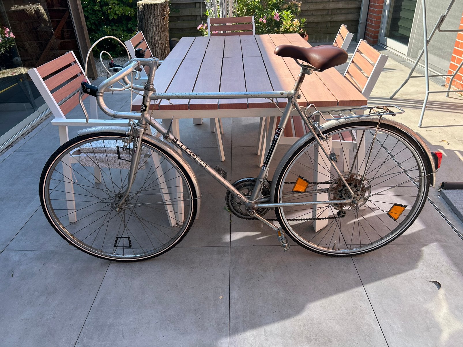 Retro fiets, Ophalen