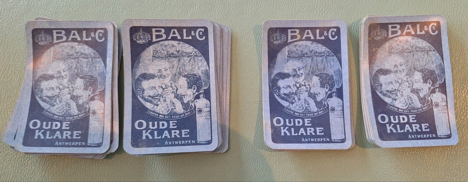 Pak speelkaarten Bal & Co distillerie Antwerpen_3, Ophalen of Verzenden, Gebruikt, Speelkaart(en)