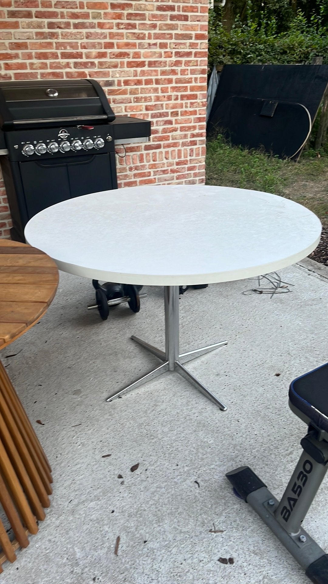 ronde tafel 110 cm diameter, Enlèvement, Utilisé