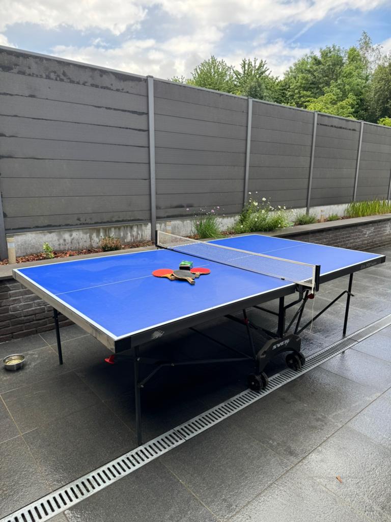 Elite Pro indoor tafeltennis tafel, Ophalen, Zo goed als nieuw, Tafel Outdoor, Verrijdbaar