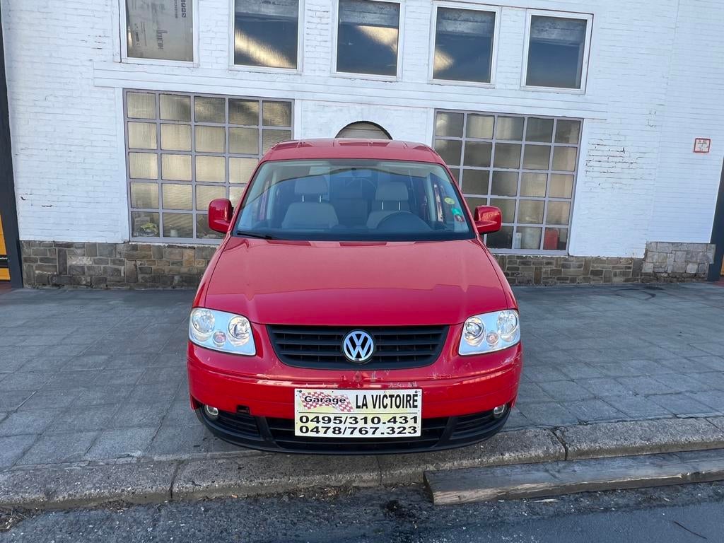 Volkswagen Caddy Life 5 PLACES 1.6essence 75kw 0032478767323, Autos, Rouge, 75 kW, Achat, 5 portes