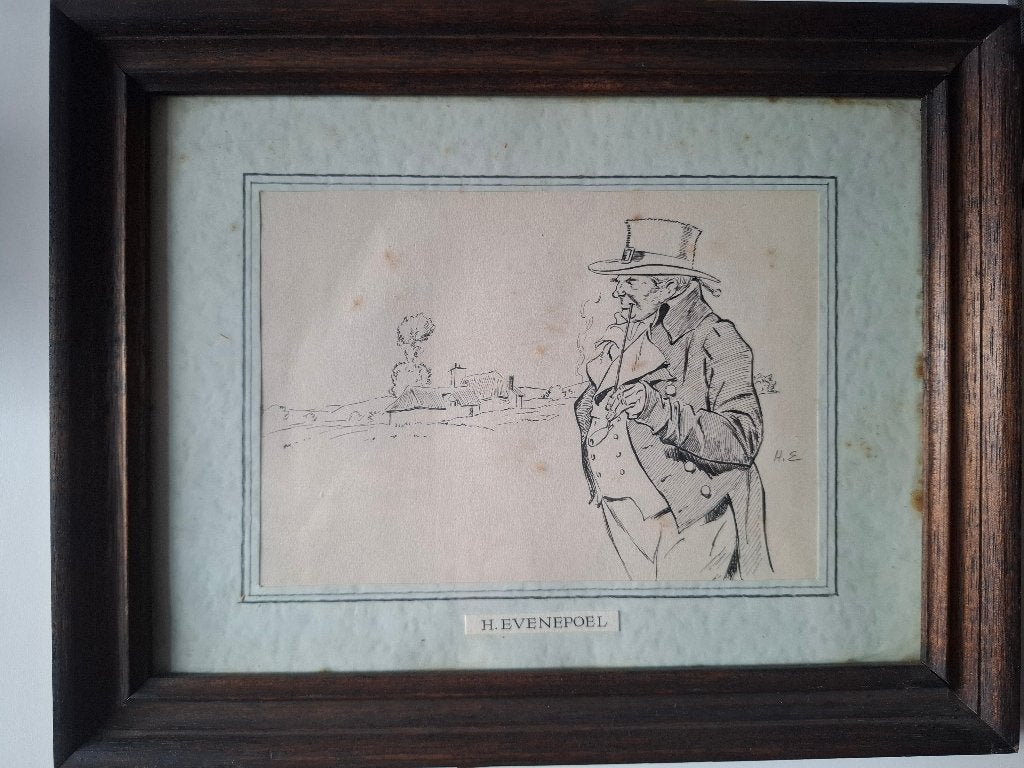 Henri Evenepoel, Antiek en Kunst, Ophalen of Verzenden, Overige typen, Overige technieken