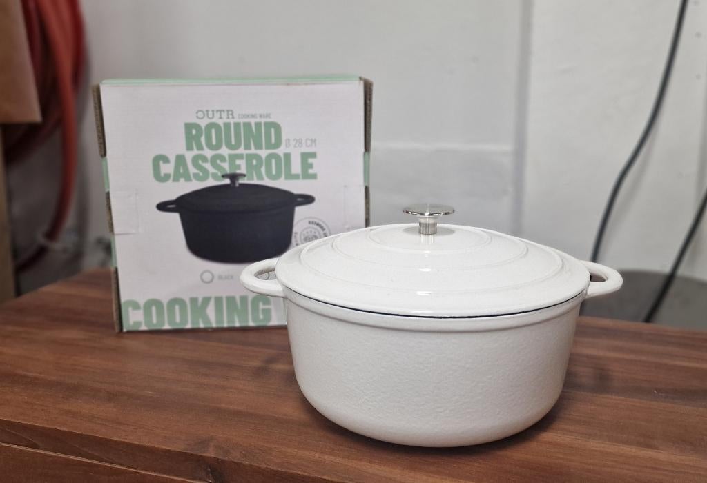 Kookpot outr casserole, Ophalen, Nieuw, Gietijzer, Koekenpan of Braadpan
