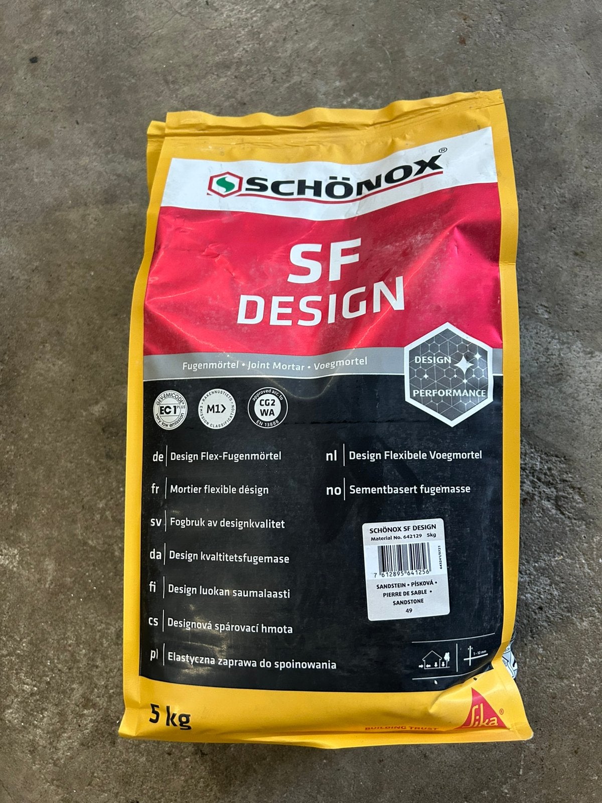Schonox Voegmortel zandsteen 5kg, Doe-het-zelf en Bouw, Ophalen, Nieuw