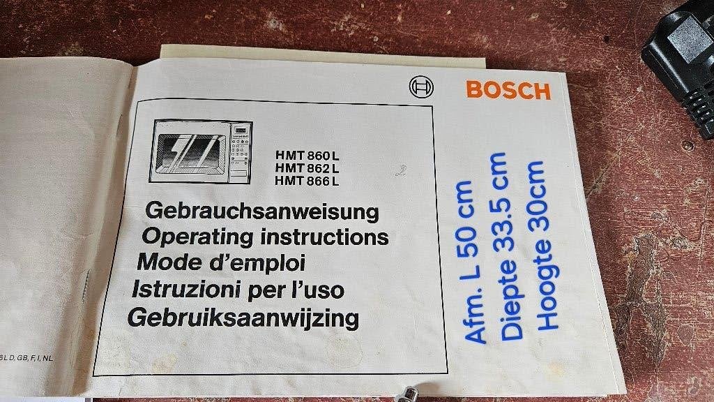 MICROGOLFOVEN BOSCH, Ophalen, Gebruikt, Microgolfoven, Hete lucht