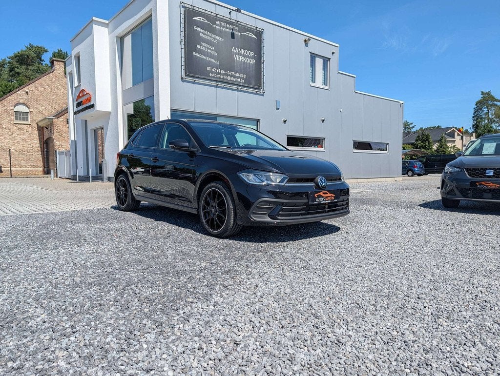 Volkswagen Polo 1.0 TSI OPF DSG | R-line 17" | CARPLAY | CAM, Auto's, Volkswagen, Gebruikt, 95 pk, 1 kg, Zwart