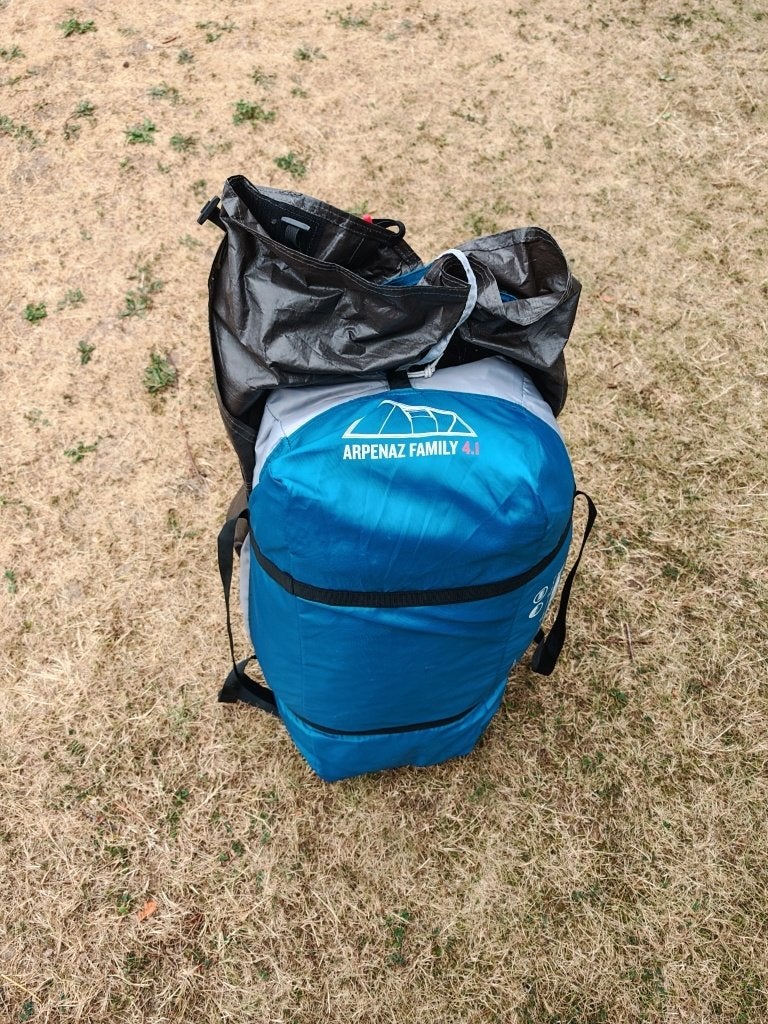 tente de camping Arpenaz Family 4.1, Caravans en Kamperen, Tenten, Ophalen of Verzenden, Zo goed als nieuw, Tot en met 4