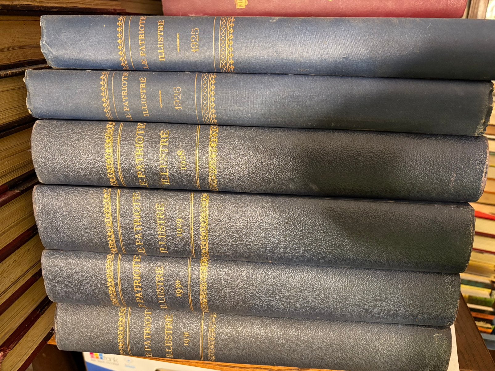 belge Le Patriote Illustré, datant desannées 1925 à 1931, Livres, Enlèvement, Utilisé
