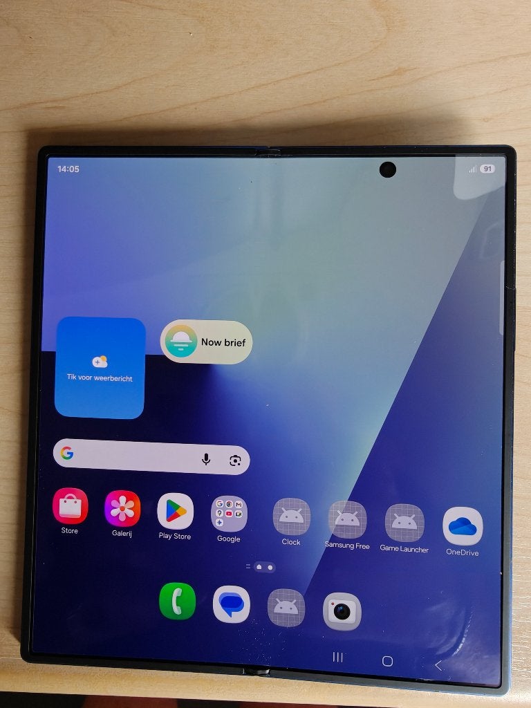 SAMSUNG Z FOLD 7 BLAUW 256 GB, Telecommunicatie, Mobiele telefoons | Samsung, Blauw, Ophalen of Verzenden, Zo goed als nieuw, Galaxy Fold