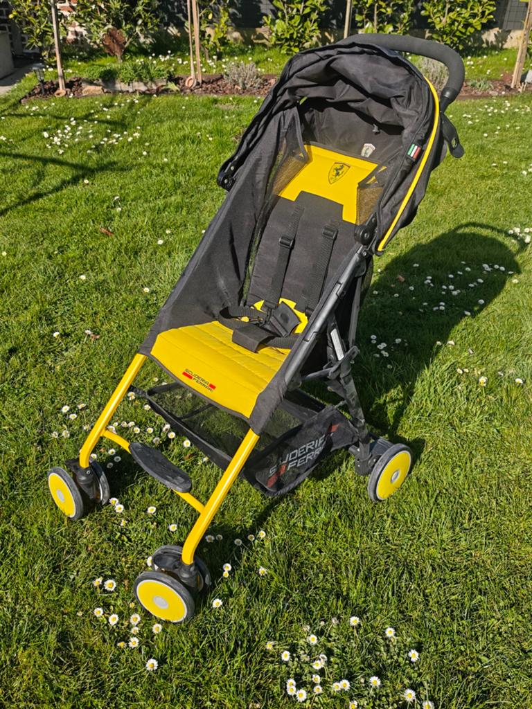 Poussette Ferrari jaune, Enlèvement, Utilisé, Autres marques