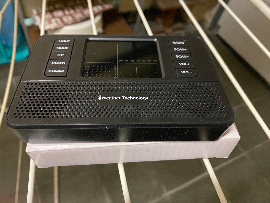WEERRADIO OP BATTERIJ, Audio, Tv en Foto, Accu's en Batterijen, Ophalen, Nieuw