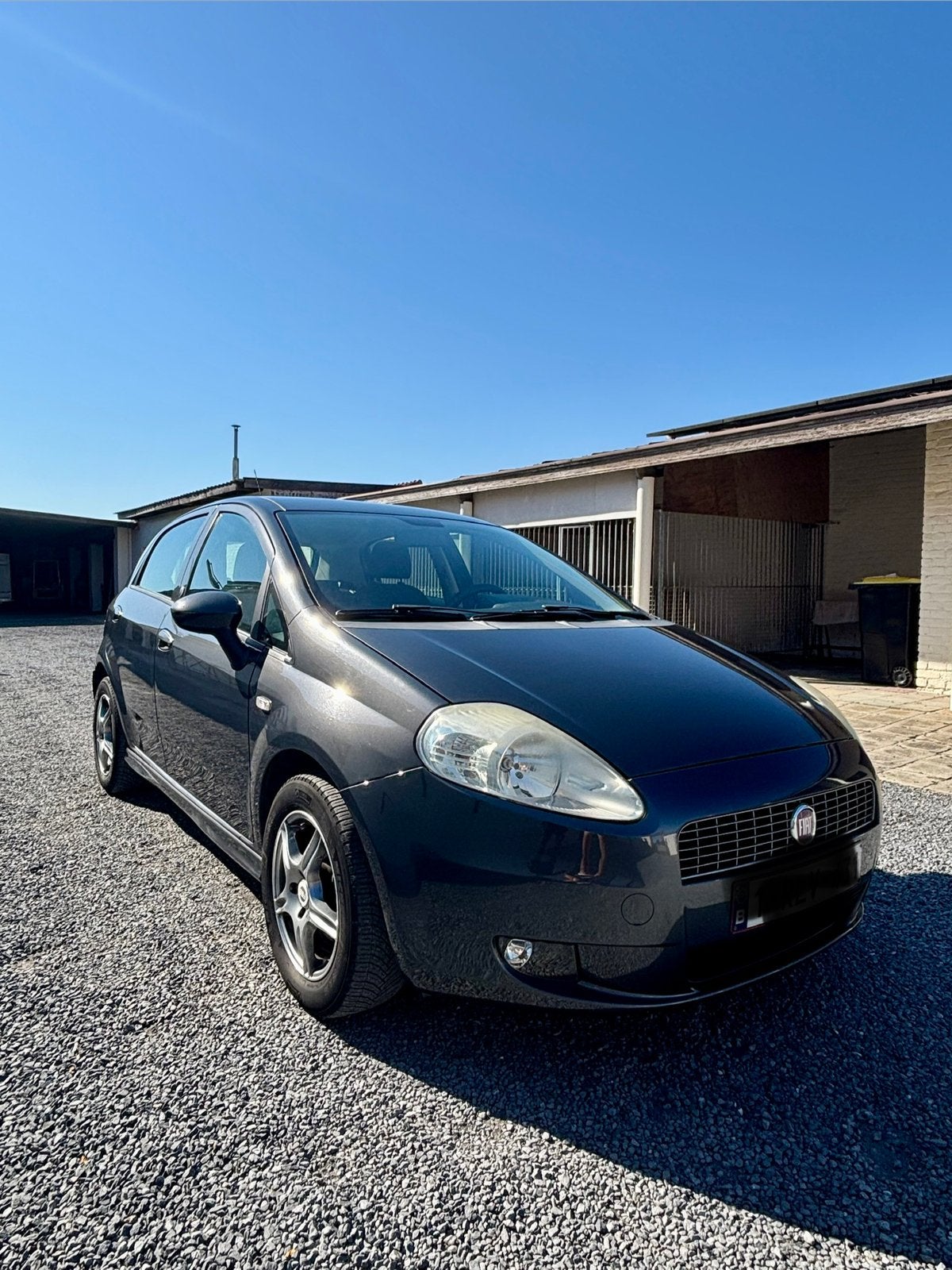 deale beginnersauto: Fiat Punto 1.2 Benzine (2008), Auto's, Voorwielaandrijving, Stof, Zwart, Handgeschakeld