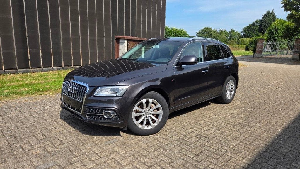 Audi Q5 2.0 TDI van 2015, EURO 6, Auto's, Audi, Navigatiesysteem, Q5, Zwart, Bedrijf