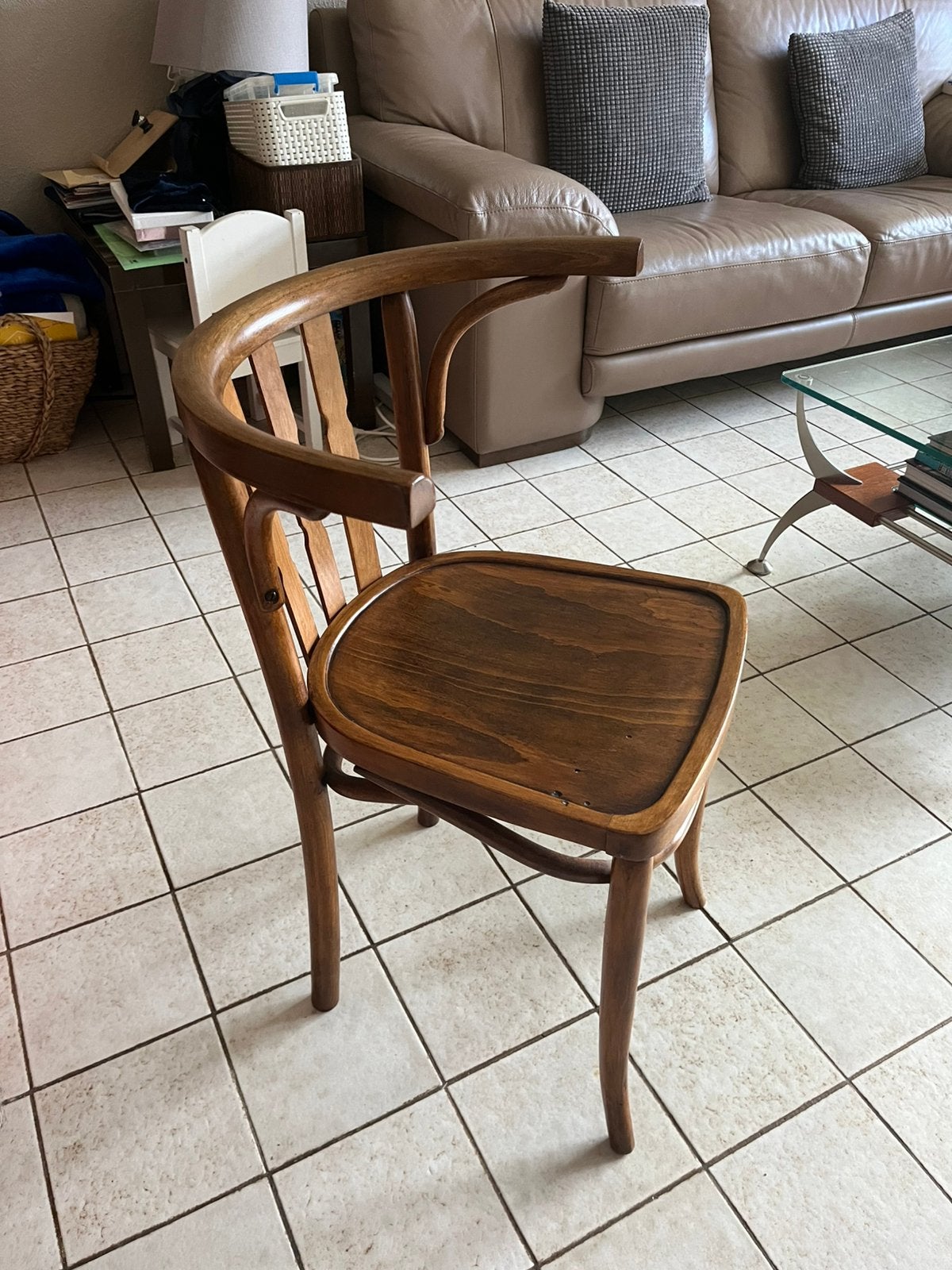 Chaise en bois retro, Enlèvement, Comme neuf, Bois