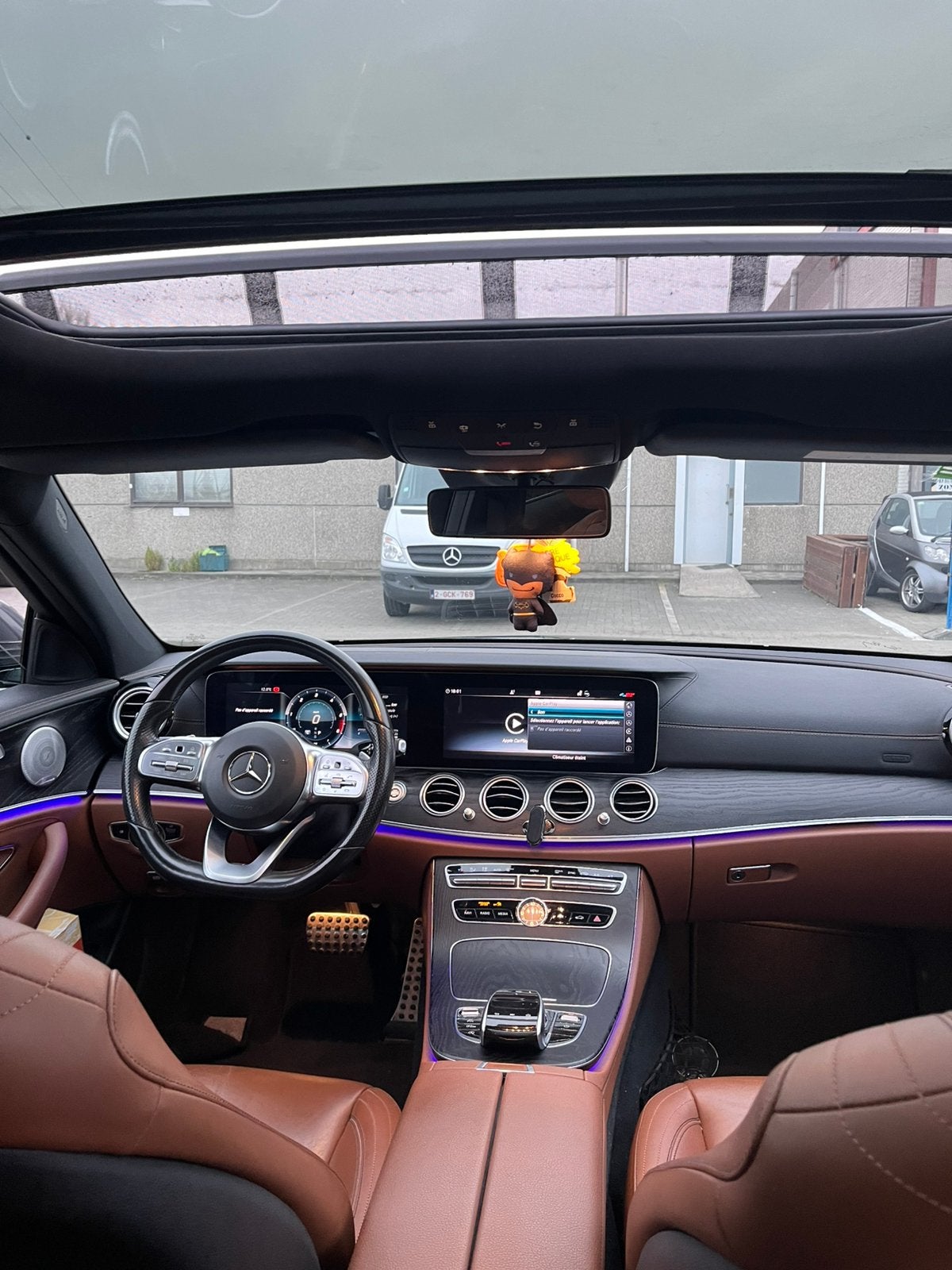 Mercedes E220, Auto's, Mercedes-Benz, Achterwielaandrijving, Euro 6, Leder, Bruin