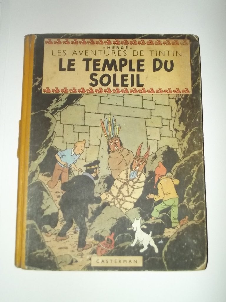 Tintin - Le Temple du Soleil / 1949, Livres, Une BD, Enlèvement ou Envoi, Utilisé, Hergé.