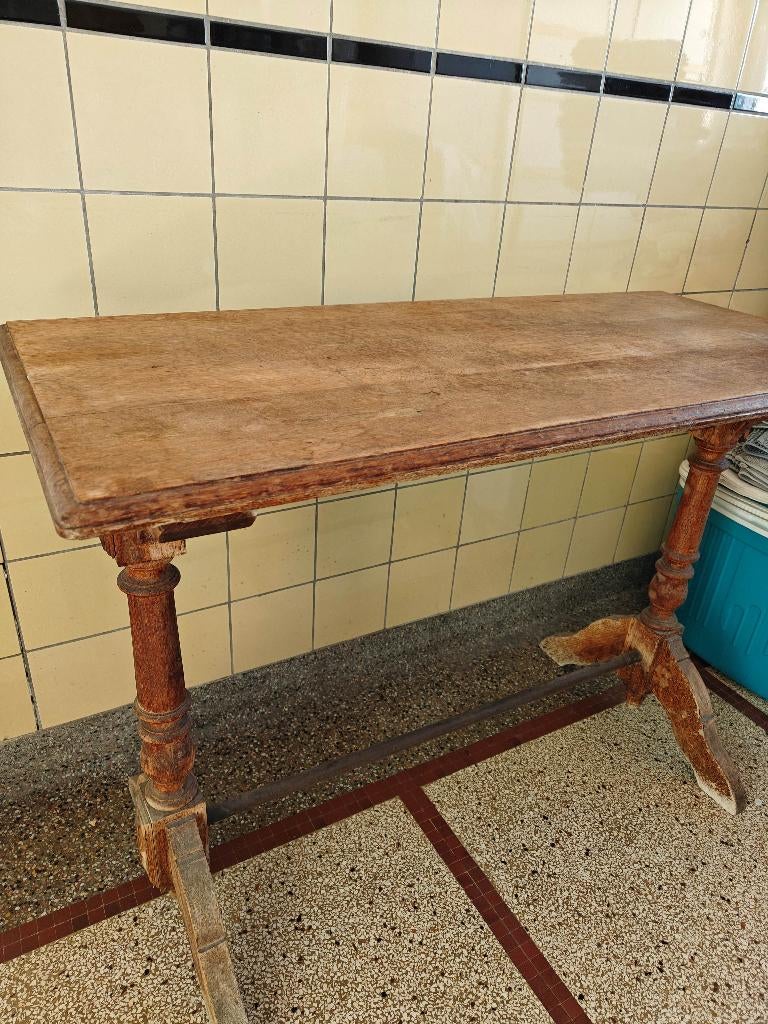 Retro vintage antieke oude cafétafel, 1920-30, Ophalen
