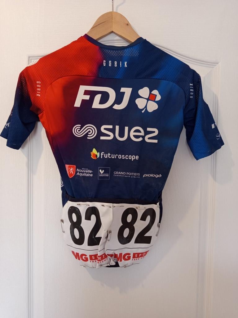 FDJ Suez fietsshirt voor dames, Verzenden, Shirt