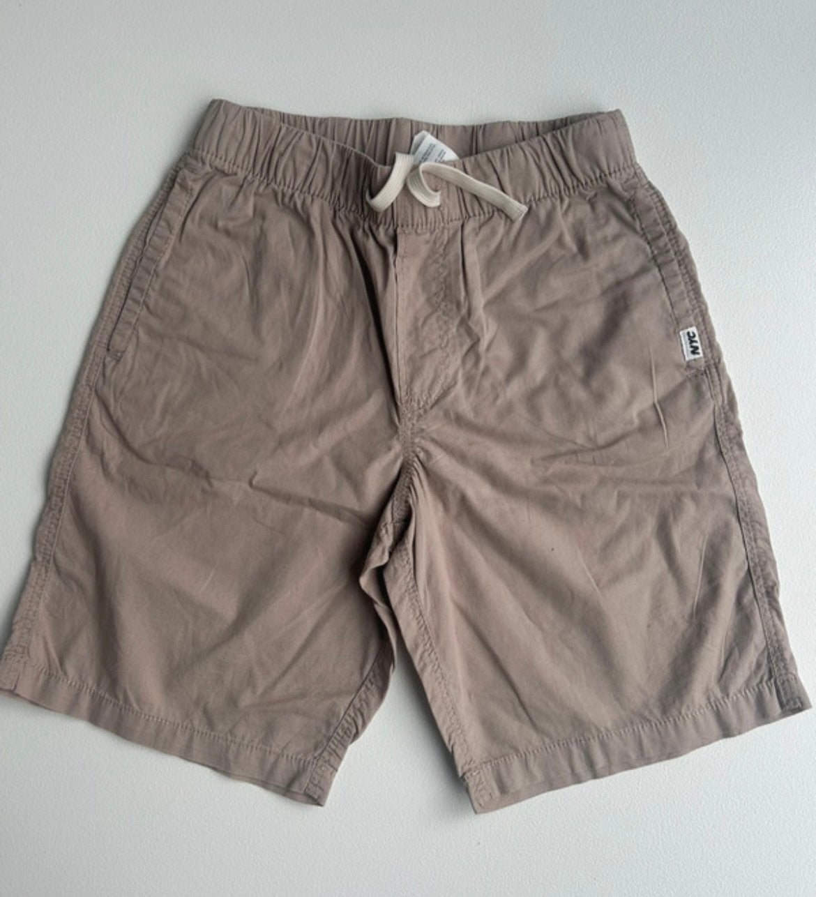 Beige pull-on short jongen - H&M - mt 134/140, Ophalen of Verzenden, Zo goed als nieuw, Jongen, Broek