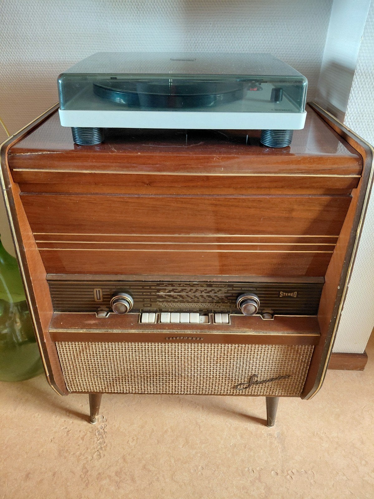 Meuble radio vintage Telefunken Sonata, Antiek en Kunst, Ophalen