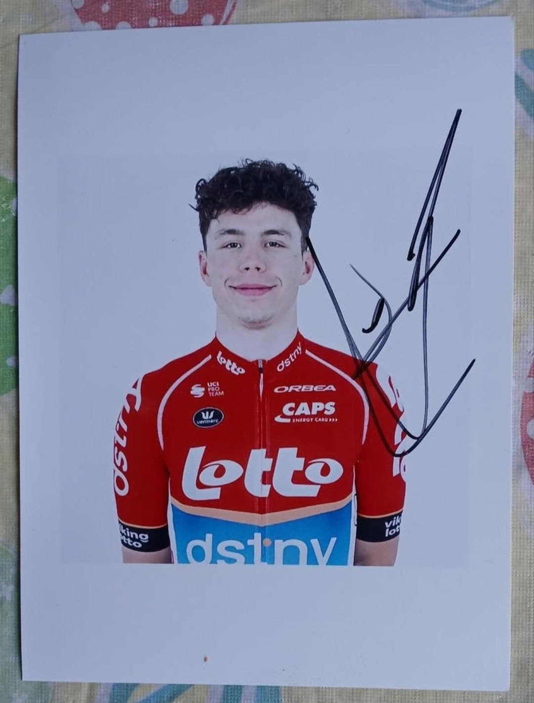 Gesigneerde foto van Arnaud de Lie., Verzenden, Nieuw