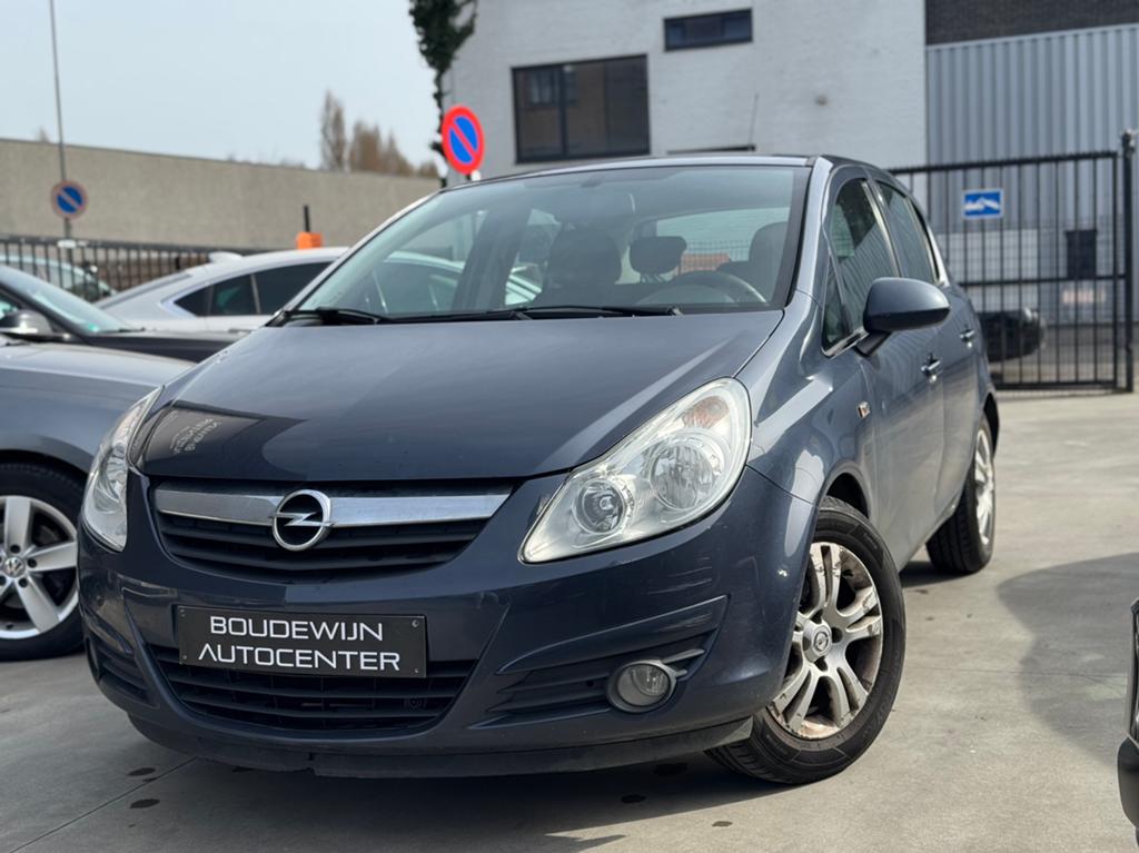 Opel Corsa 1.4Benzine 2009 156.xxxkm/Airco,Stadswagen,.., Voorwielaandrijving, Stof, Zwart, Electronic Stability Program (ESP)