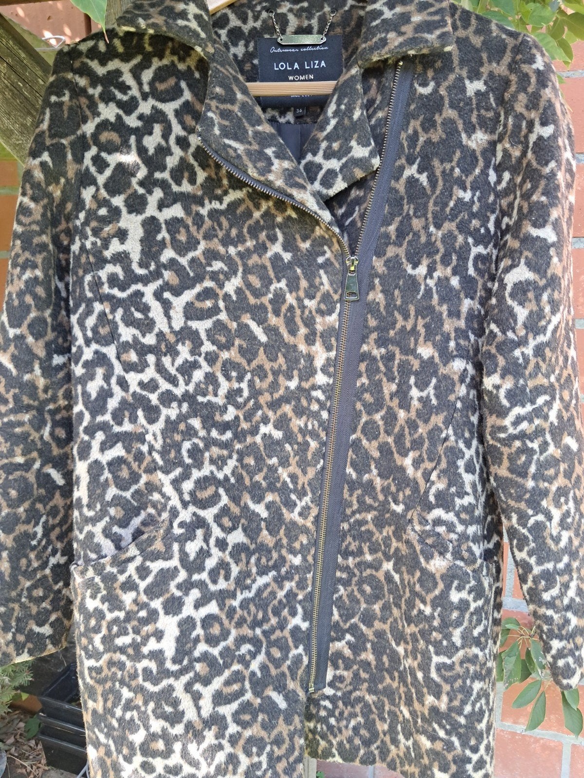 Jas tijgermotief, Kleding | Dames, Jassen | Zomer, Ophalen, Zo goed als nieuw, Maat 36 (S), Meerkleurig