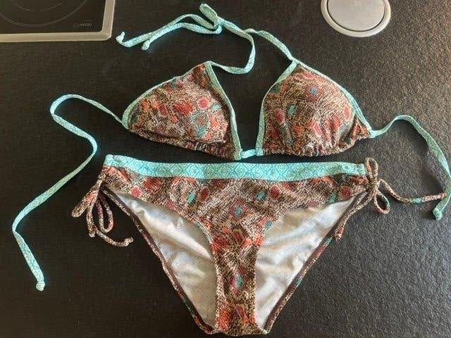 Mooie bikini bruin met blauw Soho maat 38-40, Ophalen of Verzenden, Blauw, Bikini