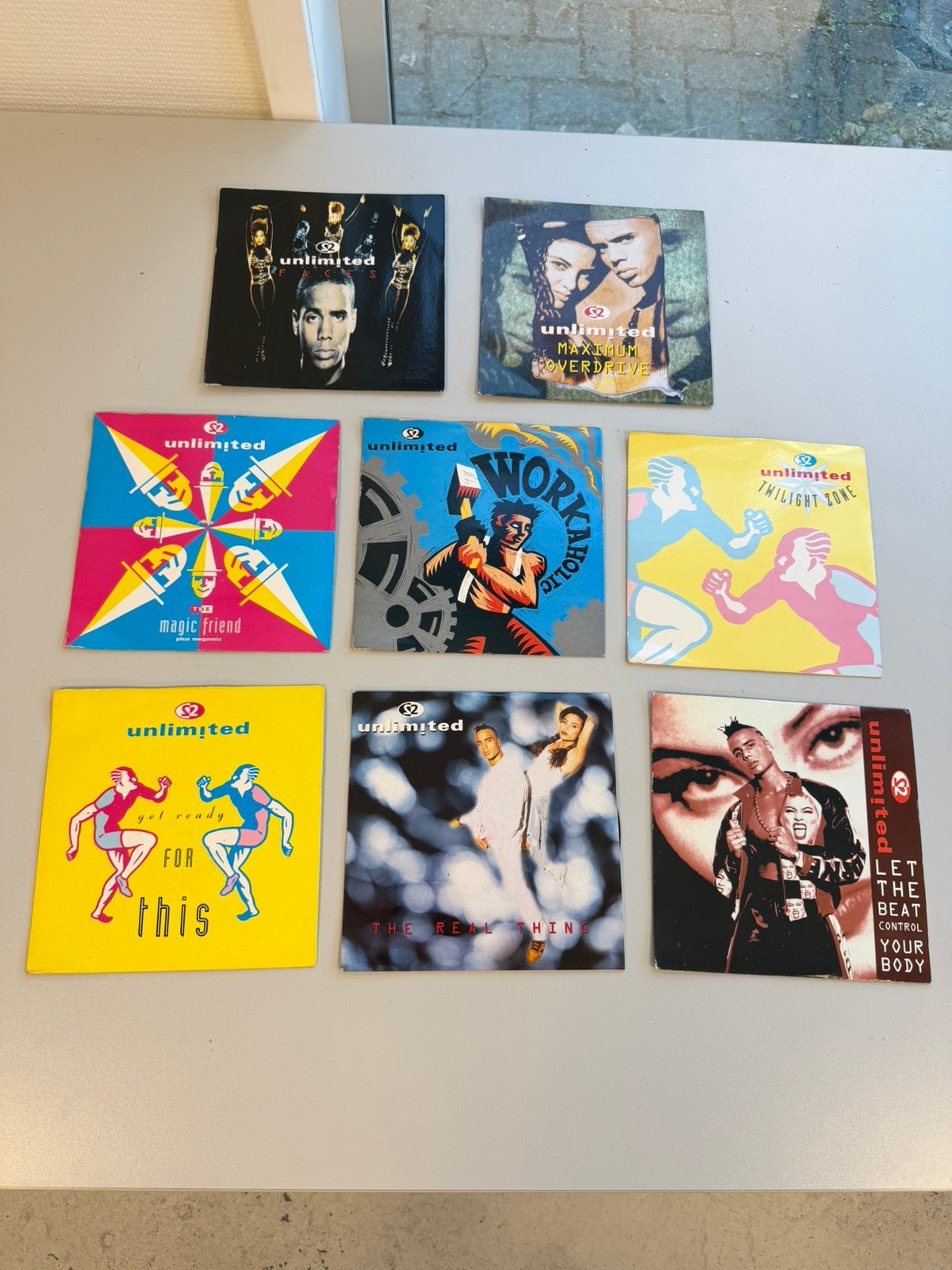 8 x 2 vinyles illimités, 7 pouces, années 90 en 1, achat, CD & DVD, Vinyles Singles, Enlèvement ou Envoi, Comme neuf, 7 inch, Dance et House