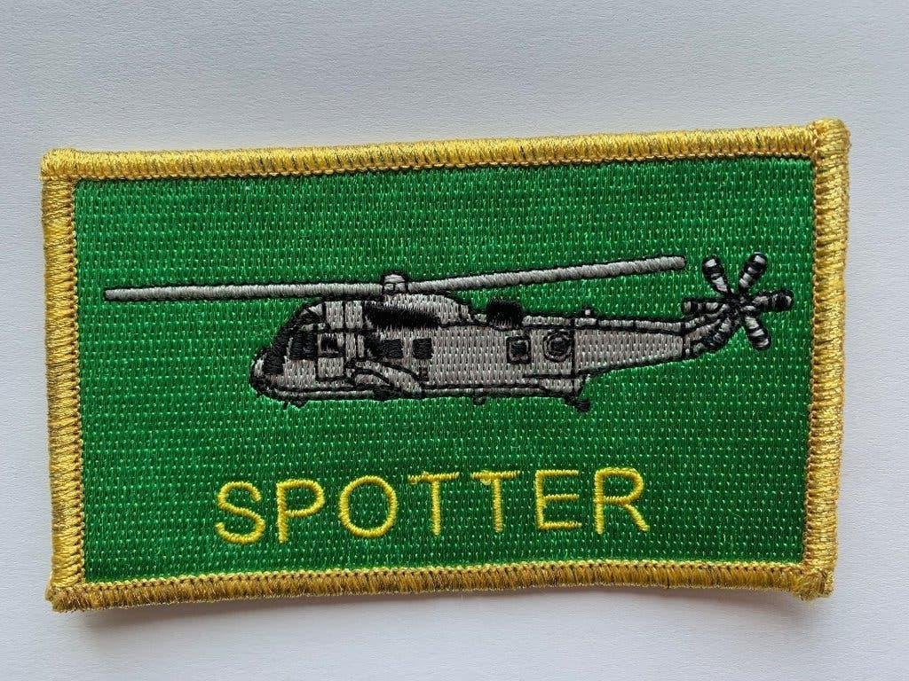 Badge Sea King "Spotter" 40SQN Belgian Air Force, Collections, Enlèvement ou Envoi, Armée de l'air, Emblème ou Badge