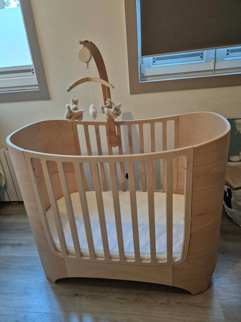 Leander babybedje, 70 tot 85 cm, Ophalen of Verzenden, Zo goed als nieuw, Minder dan 140 cm